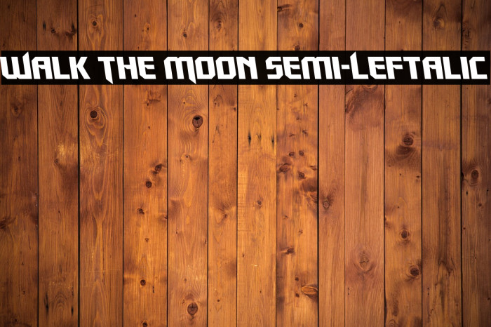 Walk The Moon Semi-Leftalic Example 2