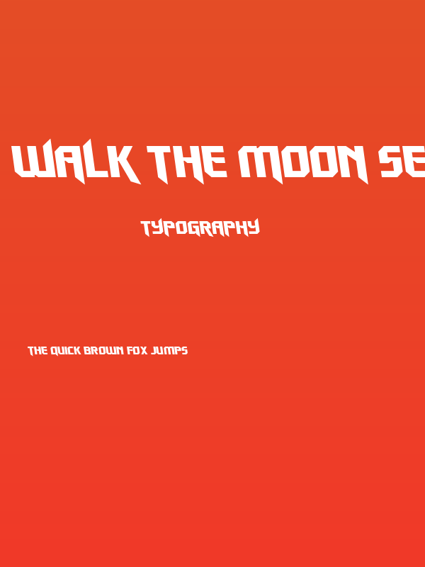 Walk The Moon Semi-Leftalic Poster