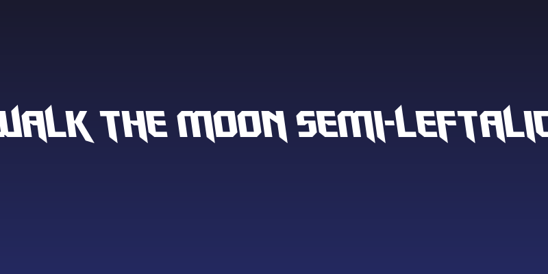 Walk The Moon Semi-Leftalic Social Header