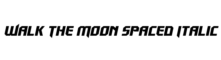 Walk The Moon Spaced Italic  नि: शुल्क फ़ॉन्ट्स डाउनलोड