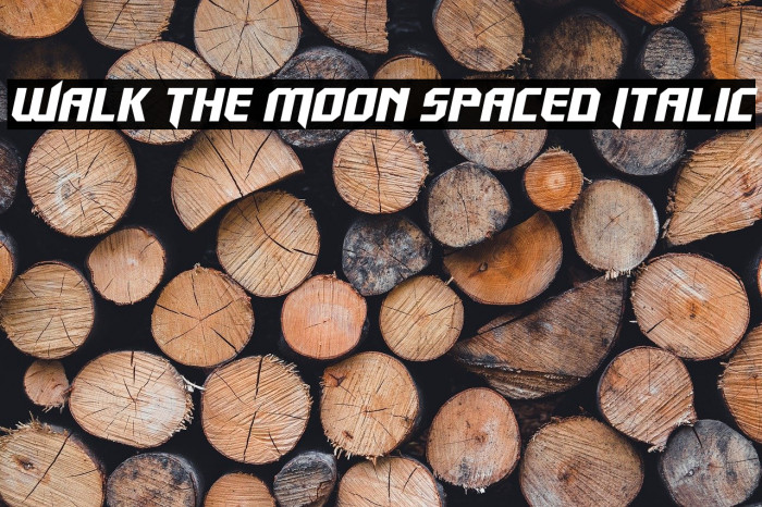 Walk The Moon Spaced Italic Example 3