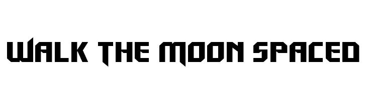 Walk The Moon Spaced  Frei Schriftart Herunterladen