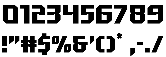 Walk The Moon Spaced Font OTHER CHARS