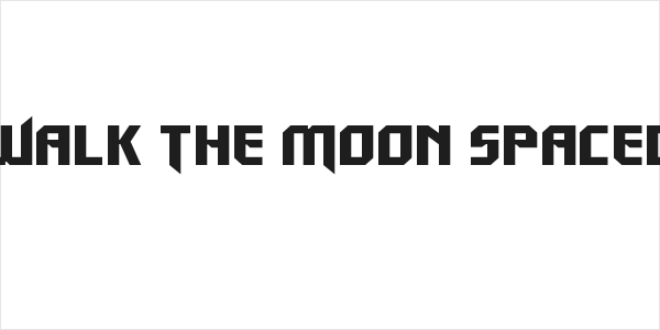 Walk The Moon Spaced Logo