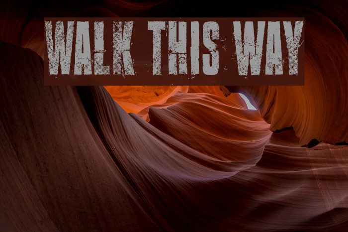 Walk this way Fonte examples