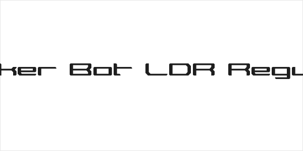 Walker Bot LDR Regular Logo