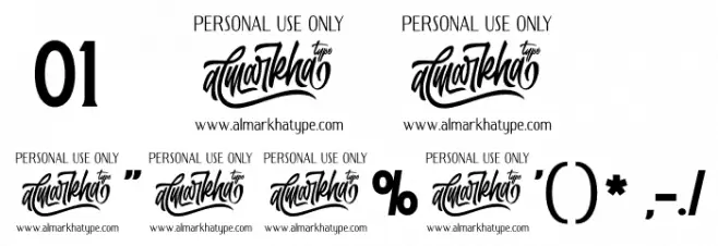 Walker Knight Font OTHER CHARS