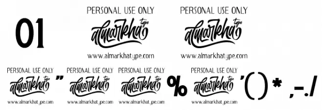 Walker Knight Font OTHER CHARS