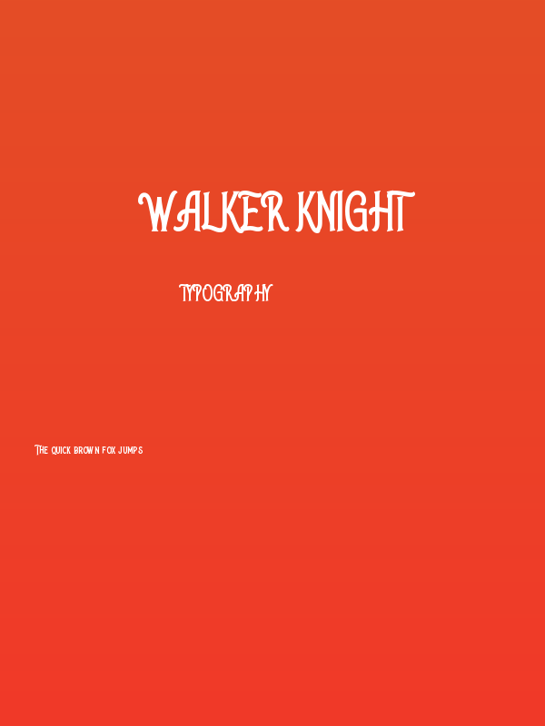 Walker Knight Poster