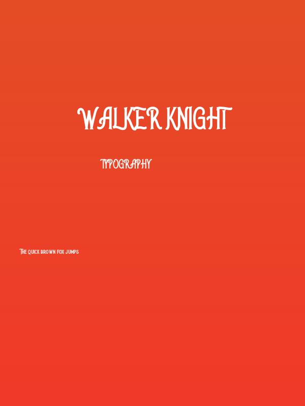 Walker Knight Poster