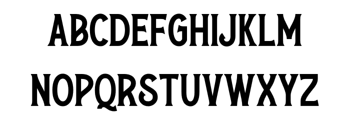 Walker Knight Font LOWERCASE