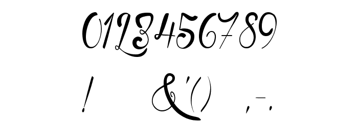 Walker on the Moon Font OTHER CHARS