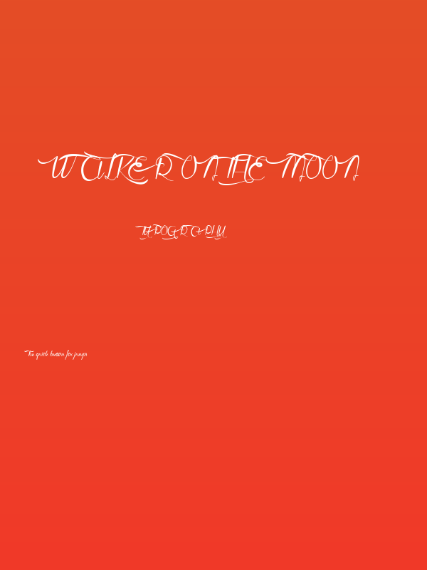 Walker on the Moon Poster