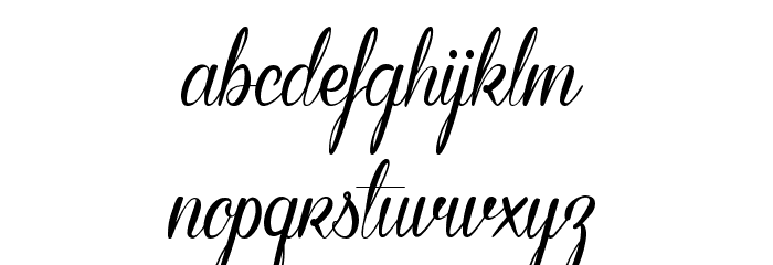 Walker on the Moon Font LOWERCASE