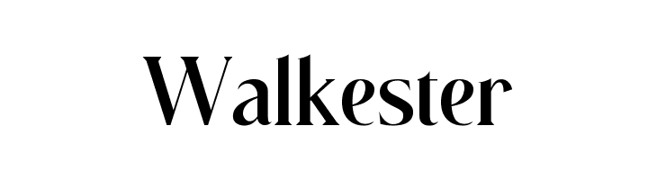 Walkester  フリーフォントのダウンロード