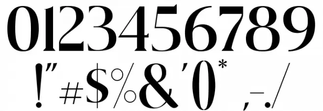 Walkester Font OTHER CHARS