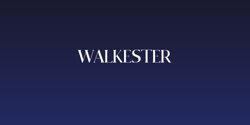 Walkester Social Header