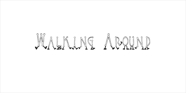 Walking Around Logo