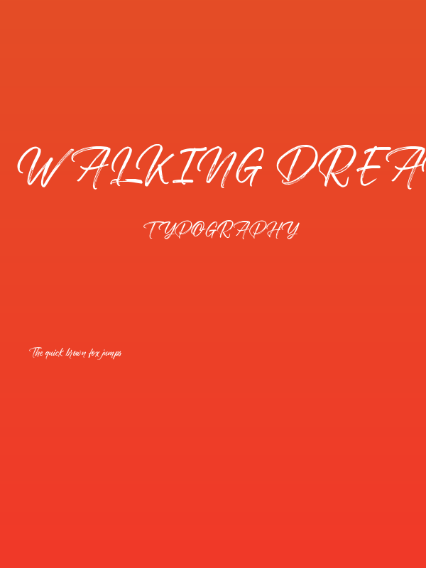 Walking Dream FREE Poster
