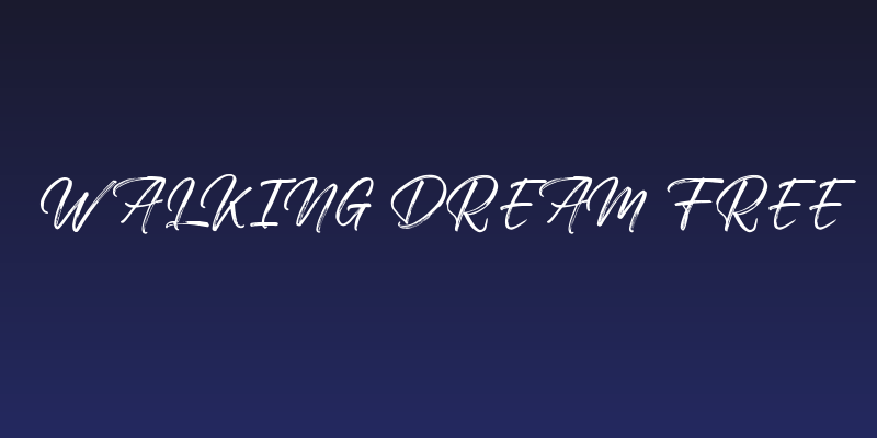 Walking Dream FREE Social Header