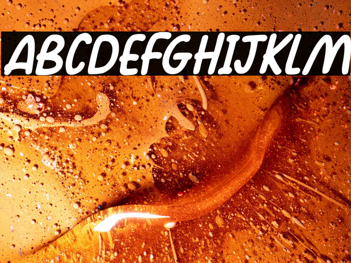Walking Italic Caratteri examples