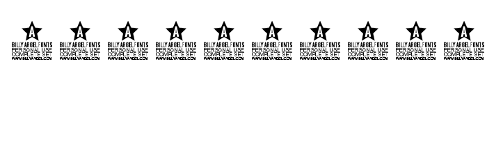 Walking Stones Personal Use Font OTHER CHARS