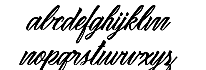 Walking Stones Personal Use Font LOWERCASE