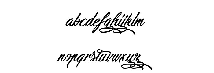 Walking in Sunlight Font LOWERCASE