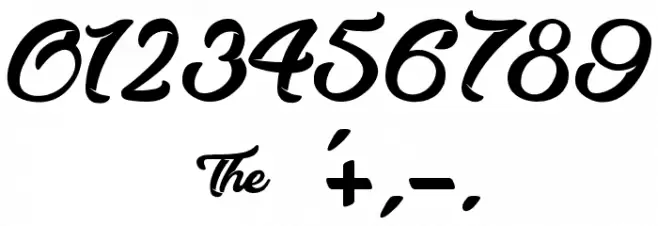 Walking in the Street Font OTHER CHARS