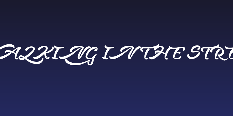 Walking in the Street Social Header