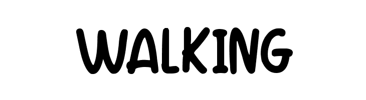 Walking  baixar fontes gratis