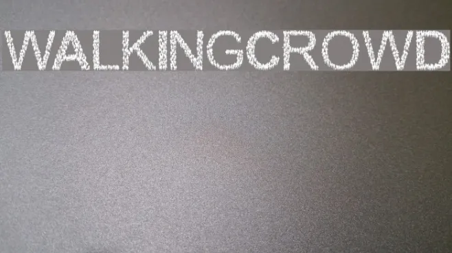 WalkingCrowd Example 3