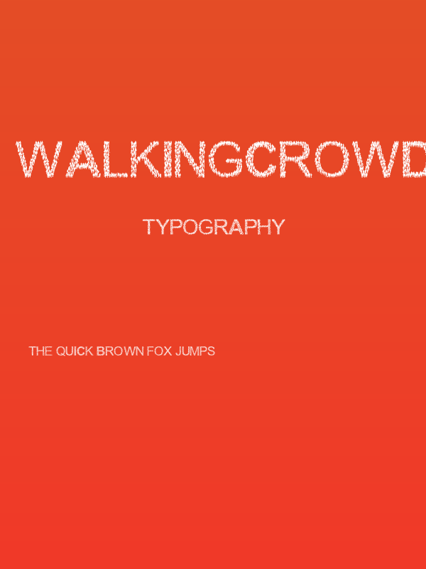 WalkingCrowd Poster