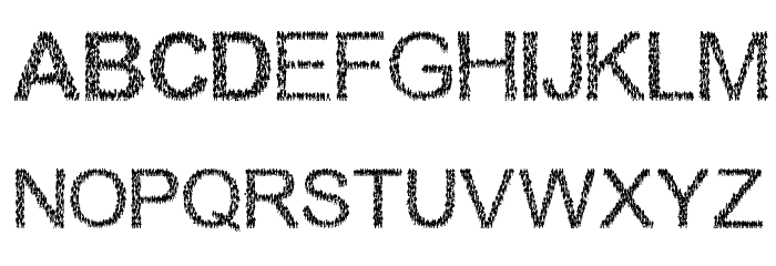 WalkingCrowd Font LOWERCASE