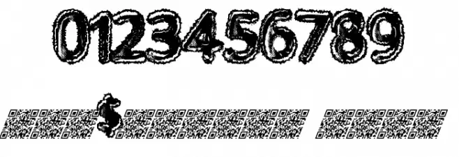 WalkingDead Font OTHER CHARS