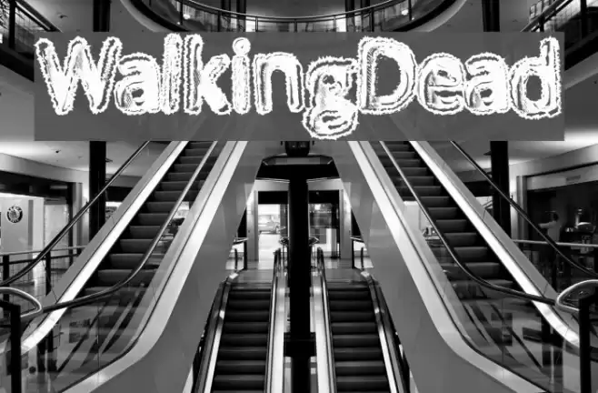 WalkingDead Font examples