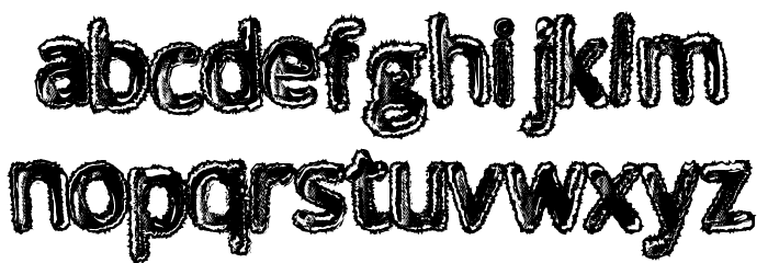 WalkingDead Font LOWERCASE