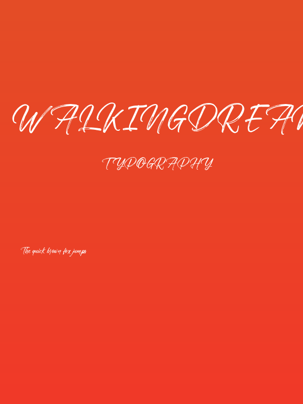 WalkingDreamFREE Poster