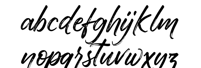 WalkingDreamFREE Font LOWERCASE