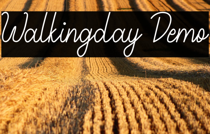 Walkingday Demo Example 1