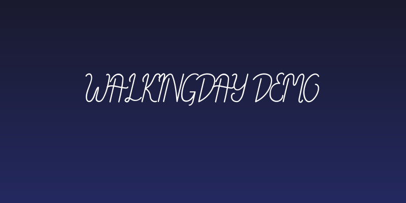 Walkingday Demo Social Header