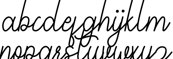 Walkingday Demo Font LOWERCASE