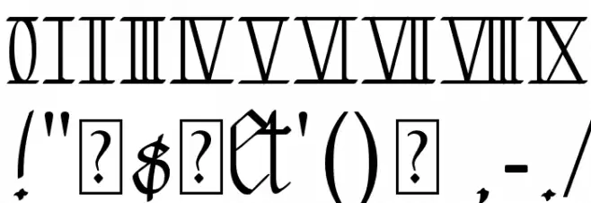 Walkiria Font OTHER CHARS