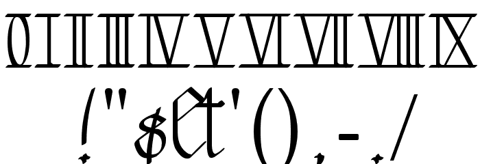 Walkiria Font OTHER CHARS