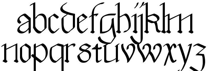 Walkiria Font LOWERCASE