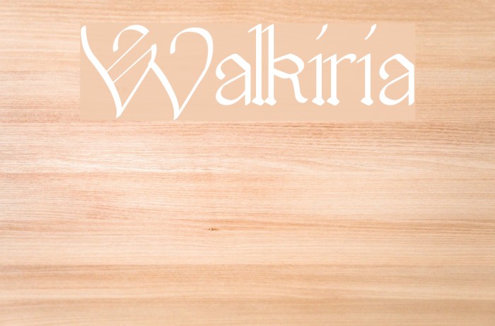 Walkiria Example 1
