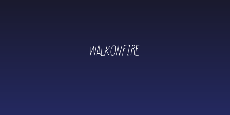 WalkonFire Social Header