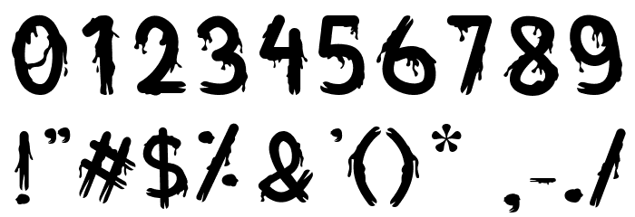 Walktrought Font OTHER CHARS