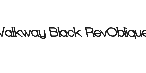 Walkway Black RevOblique Logo