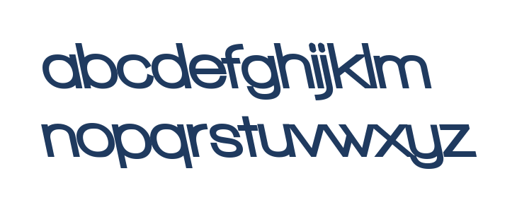 Walkway Black RevOblique Lowercase